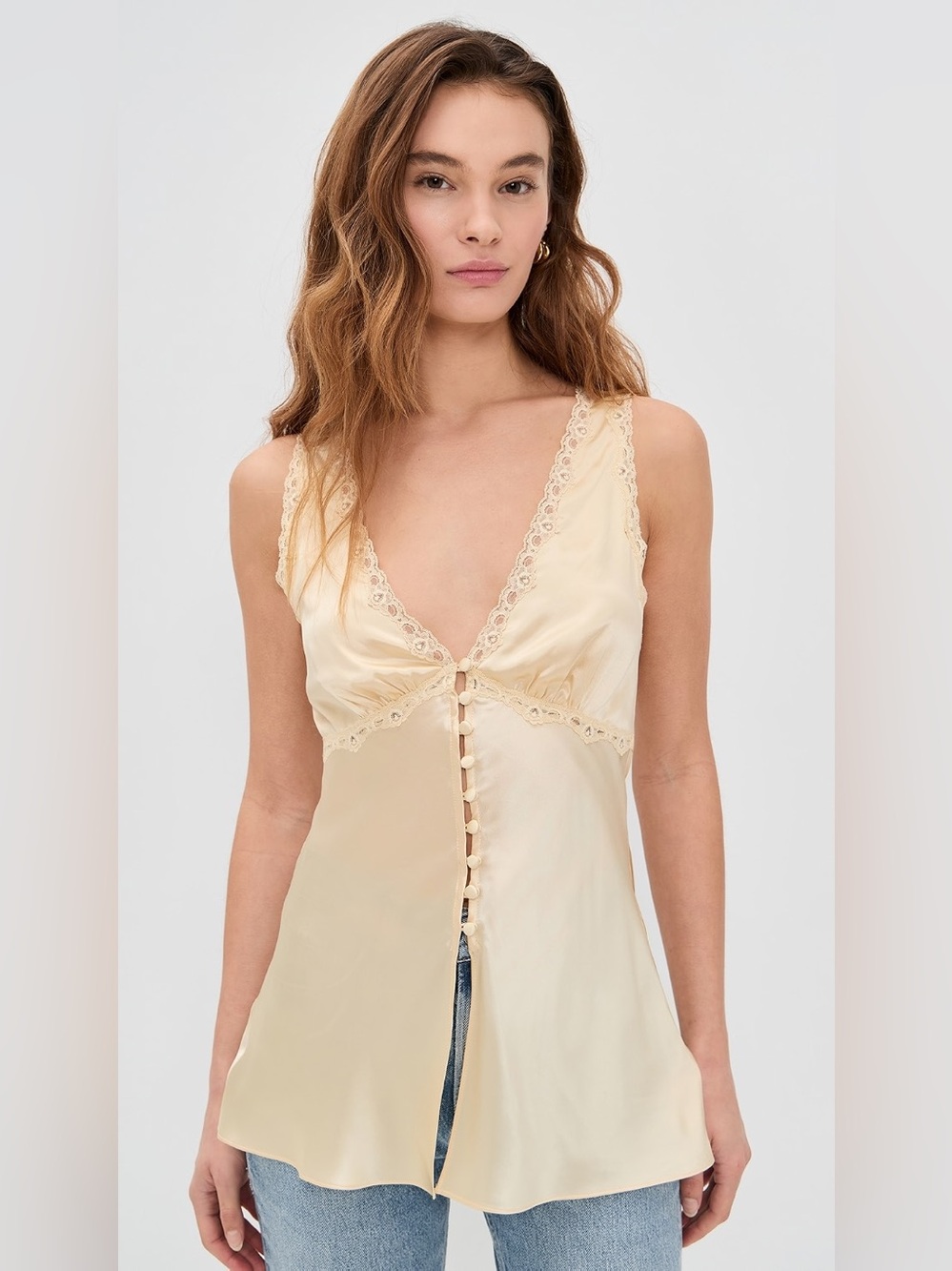 🔖Reformation Addie Silk Top